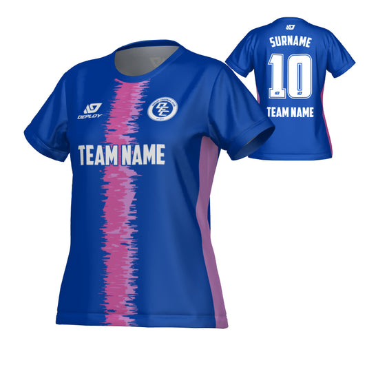 Rift Womens Jersey - Royal Blue & Purple