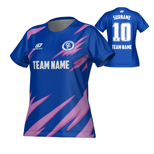 Sharp Womens Jersey - Royal Blue & Purple
