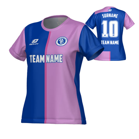 Split Womens Jersey - Royal Blue & Purple