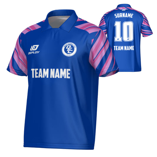 Surge Collared Jersey - Royal Blue & Purple