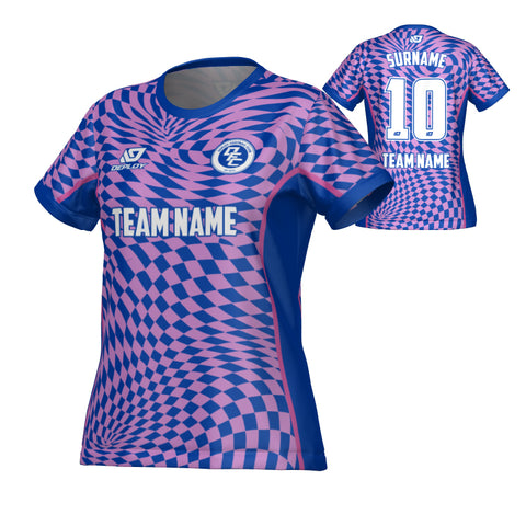 Vortex Womens Jersey - Royal Blue & Purple