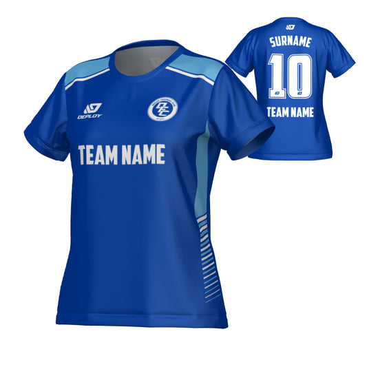 Apex Womens Jersey - Royal Blue & Sky Blue