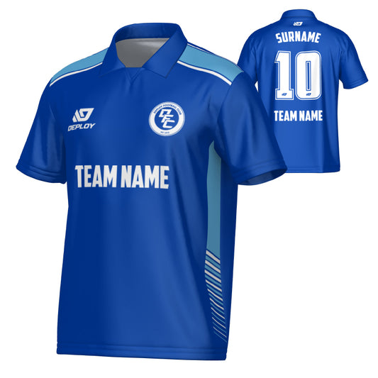 Apex Collared Jersey - Royal Blue & Sky Blue