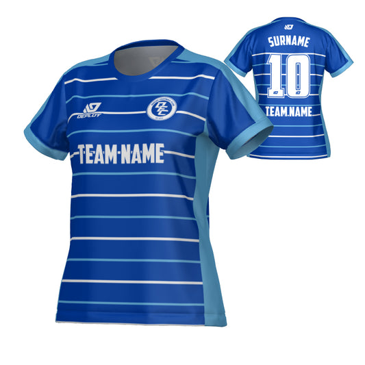 Cadence Womens Jersey - Royal Blue & Sky Blue