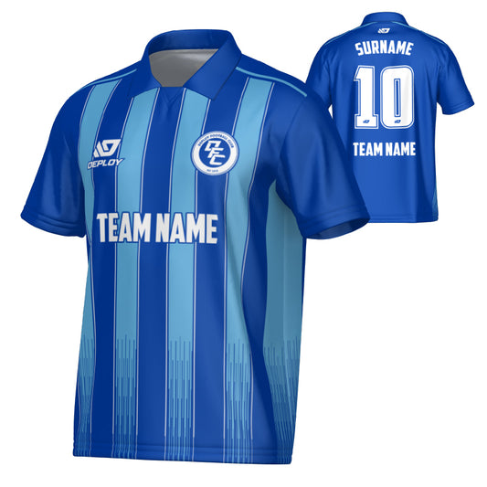 Classic Collared Jersey - Royal Blue & Sky Blue
