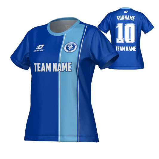 Edge Womens Jersey - Royal Blue & Sky Blue