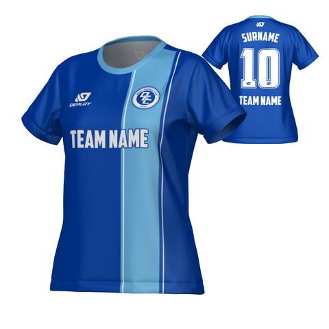 Edge Womens Jersey - Royal Blue & Sky Blue