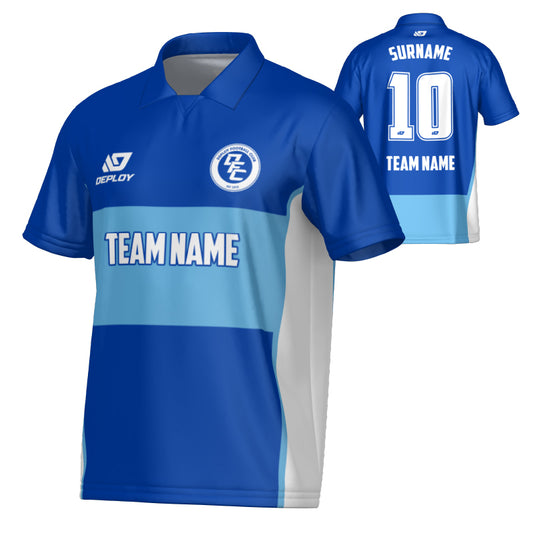 Shift Collared Jersey - Royal Blue & Sky Blue