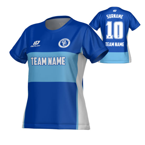 Shift Womens Jersey - Royal Blue & Sky Blue