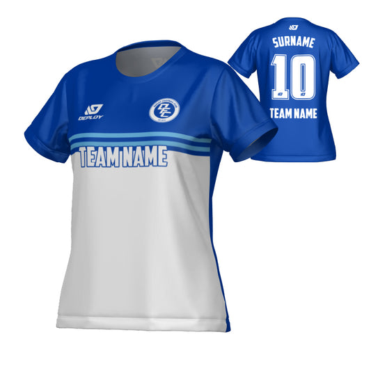 Summit Womens Jersey - Royal Blue & Sky Blue
