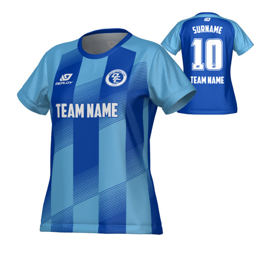 Vector Womens Jersey - Royal Blue & Sky Blue