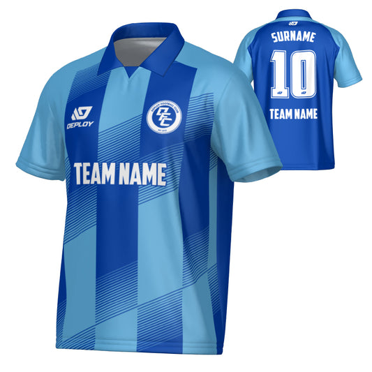 Vector Collared Jersey - Royal Blue & Sky Blue