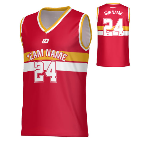 Champion Basketball Jersey - Red & Yellow