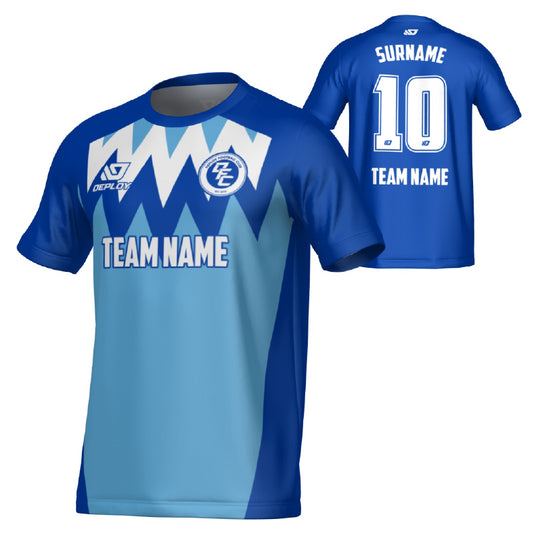 Carnival Jersey - Royal Blue & Sky Blue