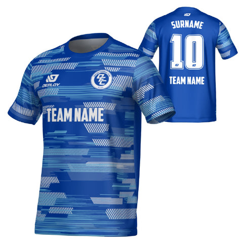 Glitch Jersey - Royal Blue & Sky Blue