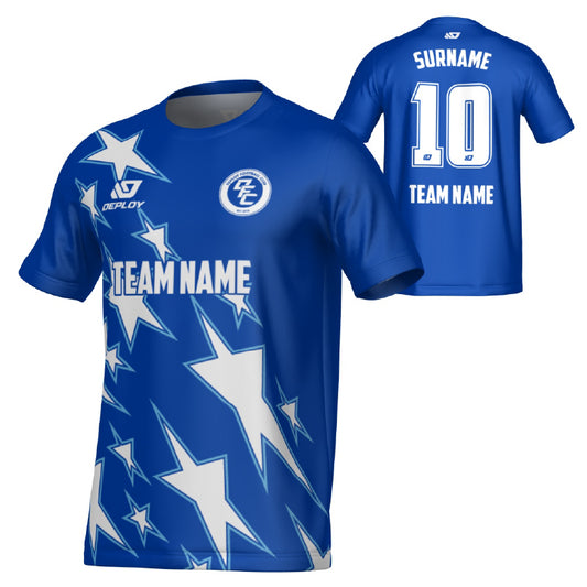 Stars Jersey - Royal Blue & Sky Blue