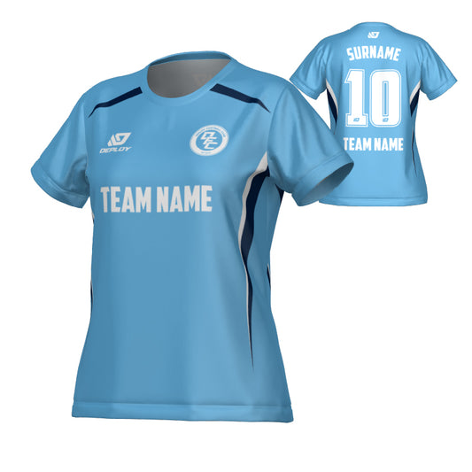 Arc Womens Jersey - Sky Blue & Navy