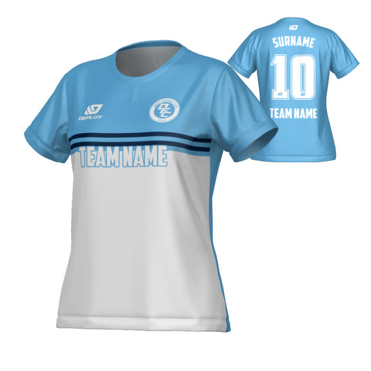 Summit  Womens Jersey - Sky Blue & Navy