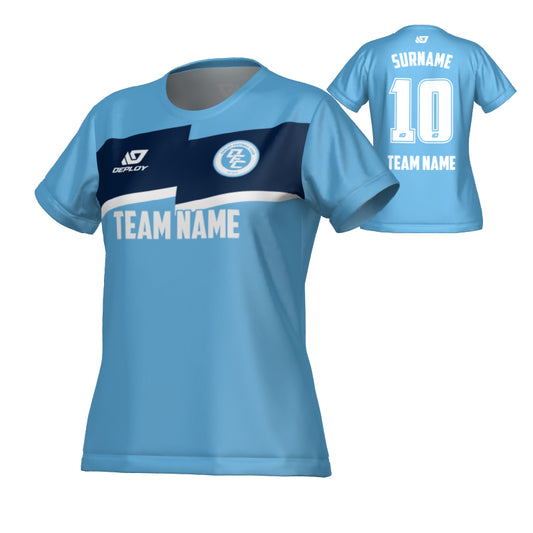 Zag Womens Jersey - Sky Blue & Navy