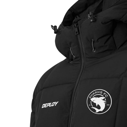 Sutherland Sharks FC - Zero Puffer Jacket - Deploy Football - Australia's Best Footballs & Soccer Balls