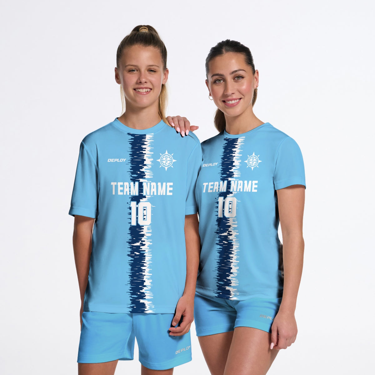 Flight Jersey Static Stripe - Sky Blue