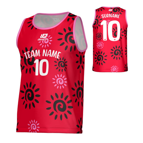 Sun Sports Singlet - Red