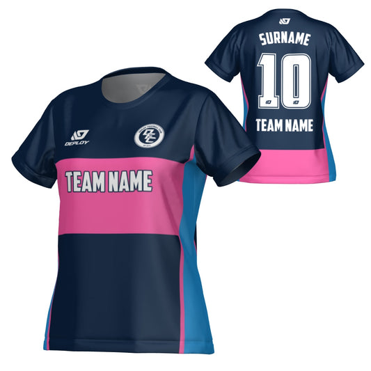 Shift Womens Jersey - Navy & Pink