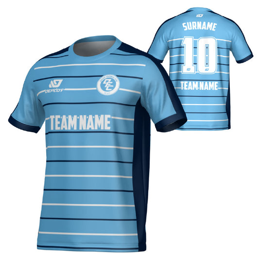 Cadence Jersey - Sky Blue & Navy