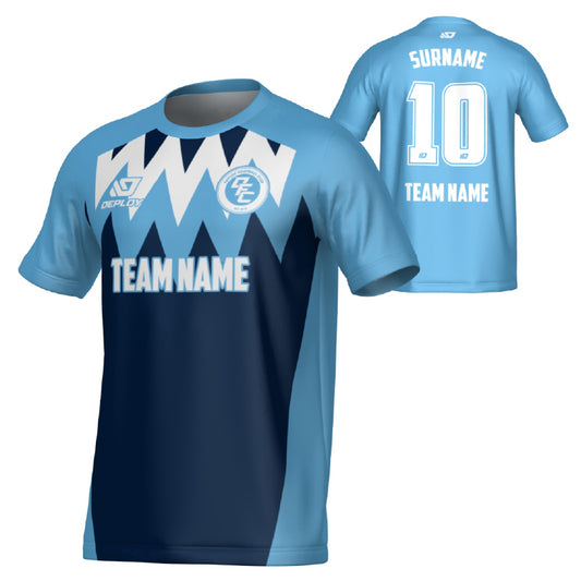 Carnival Jersey - Sky Blue & Navy