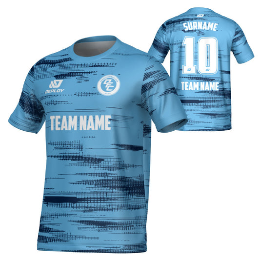 Distort Jersey - Sky Blue & Navy