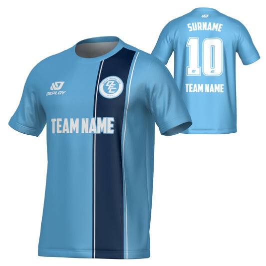 Edge Jersey - Sky Blue & Navy
