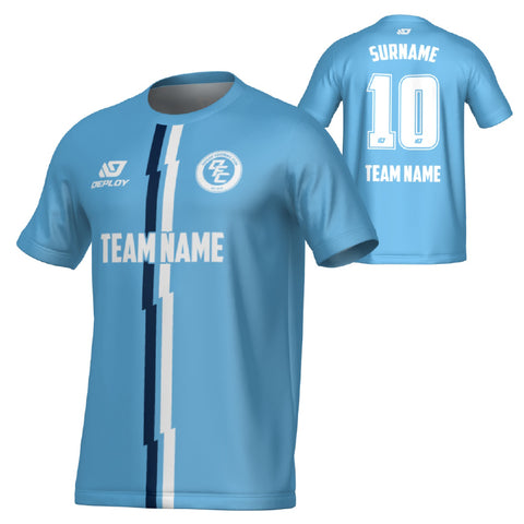 Lightning Jersey - Sky Blue & Navy