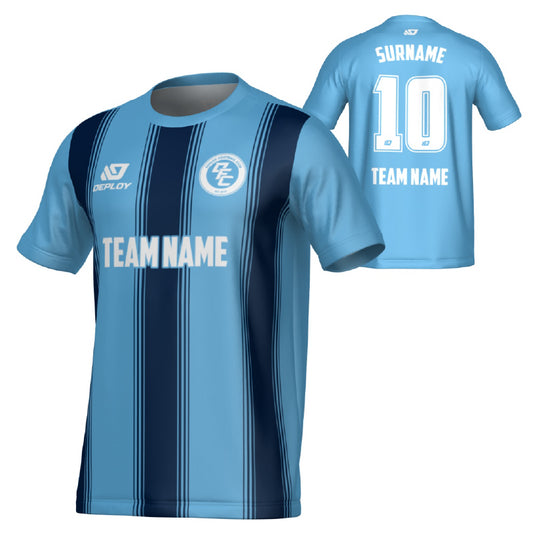 Pillars Jersey - Sky Blue & Navy