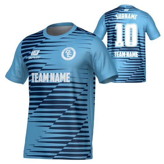 Static Jersey - Sky Blue & Navy