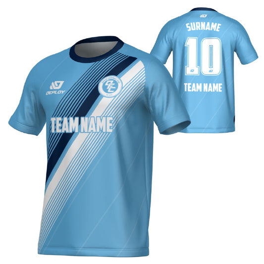 Velocity Jersey - Sky Blue & Navy