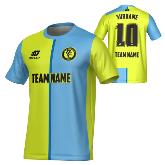 Split Jersey - Neon Yellow