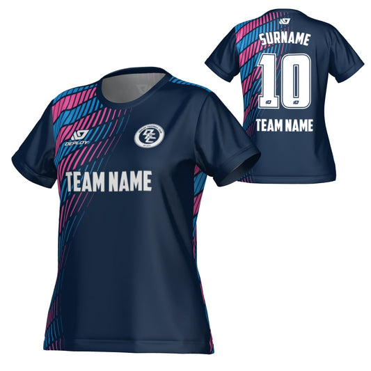 Spray Womens Jersey - Navy & Pink