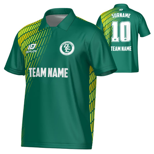 Spray Collared Jersey - Green
