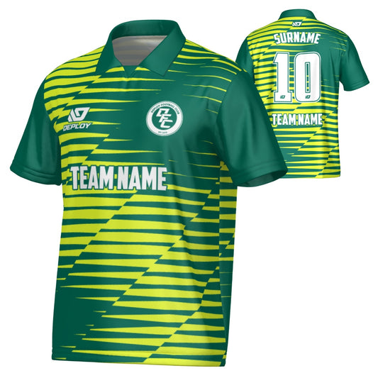 Static Collared Jersey - Green