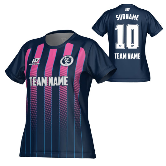 Streamline Womens Jersey - Navy & Pink