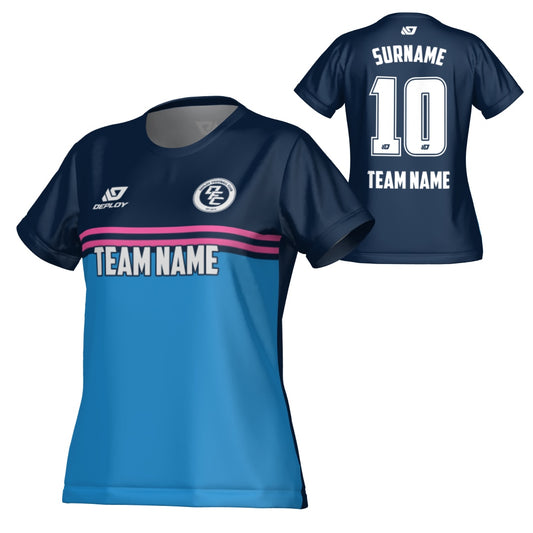 Summit Womens Jersey - Navy & Pink