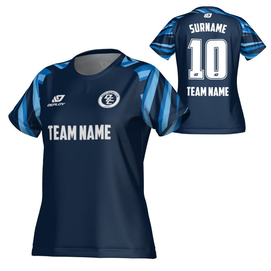 Surge Womens Jersey - Navy & Sky Blue