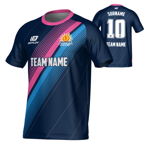 SUTHERLAND SHIRE FA SUMMER - VELOCITY - NAVY & PINK