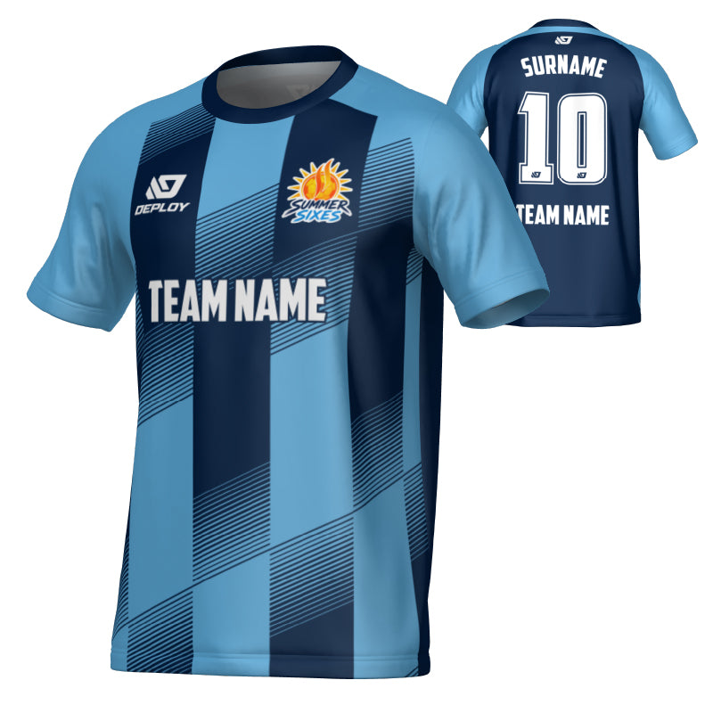 SUTHERLAND SHIRE FA SUMMER - VECTOR - NAVY & SKY BLUE