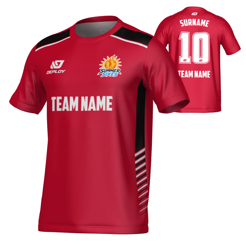 SUTHERLAND SHIRE FA SUMMER - APEX - RED & NAVY