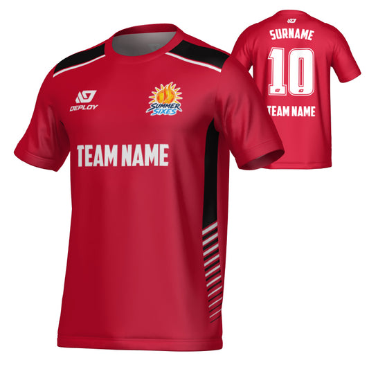SUTHERLAND SHIRE FA SUMMER - APEX - RED & NAVY