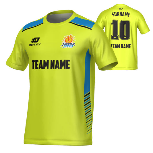 SUTHERLAND SHIRE FA SUMMER - APEX - NEON YELLOW