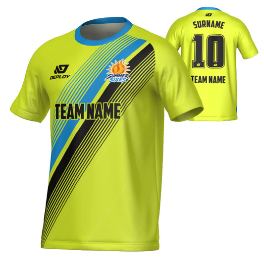 SUTHERLAND SHIRE FA SUMMER - VELOCITY - NEON YELLOW