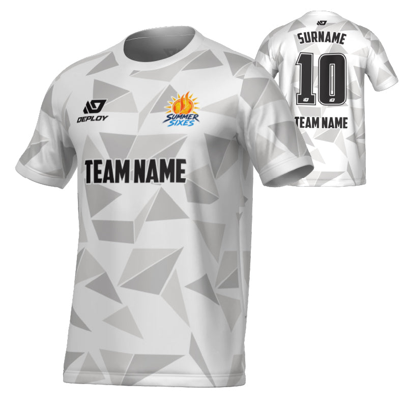 SUTHERLAND SHIRE FA SUMMER - SHARDS - WHITE