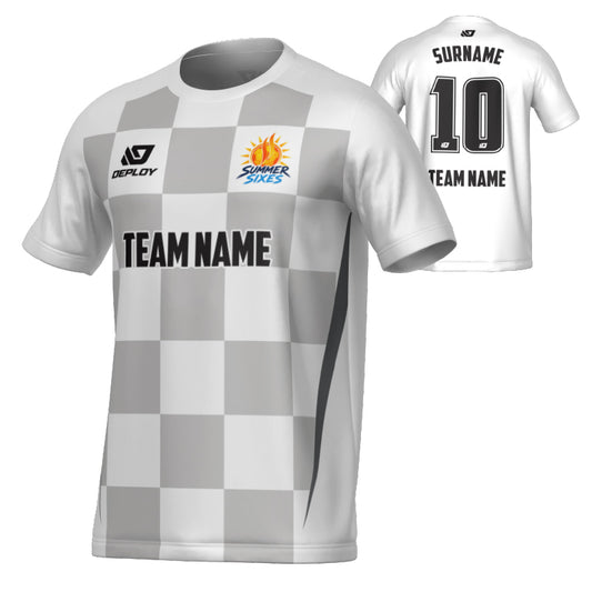 SUTHERLAND SHIRE FA SUMMER - CHECKERS - WHITE
